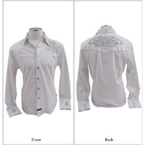   Shop Spring Dragon Long Sleeve Shirt, White, M: Musical Instruments
