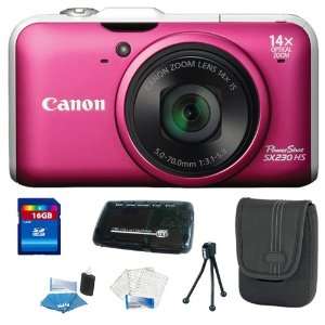 Canon PowerShot SX230HS 12 MP Digital Camera with HS SYSTEM and DIGIC 