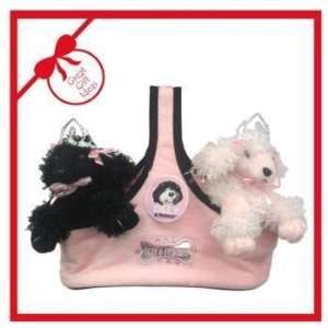  Cuddly Toy Poodles With Carrying Pouch Case Pack 6 