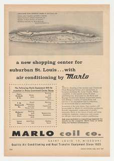 1957 Crestwood Plaza Shopping Center St Louis Marlo Ad  