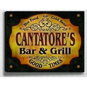  Cantatores Bar & Grill 14 x 11 Collectible Stretched 