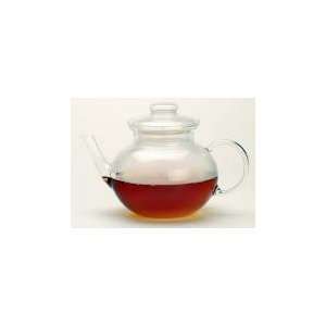  Liter Glass Tea Pot with Strainer for Loose Tea.: Kitchen & Dining