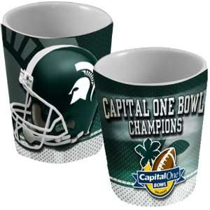 Michigan State Spartans 2011 Capital One Bowl Champions White 2oz 