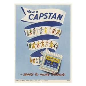  Capstan Navy Cut Cigarettes   Made to Make Friends 