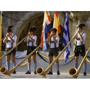  Celebration of Oktoberfest, Band in Munich, Germany 