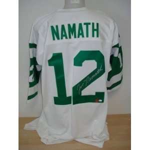  Joe Namath Signed Uniform   MN Throwback OA   Autographed NFL 