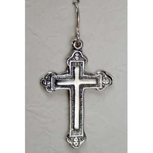 Medieval Cross Earring in Sterling SilverA SingleWhy Buy Two 