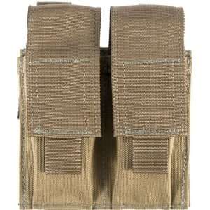   MOLLE Double Pistol Mag Pouch, Coyote Tan ME120 T: Sports & Outdoors