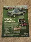 1980 BLUE FORD STEPSIDE ADVERTISEMENT TRUCK AD 4WD LADY
