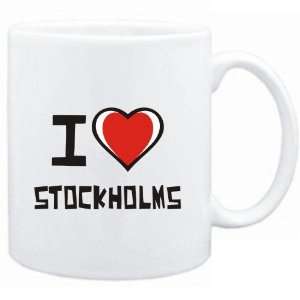  Mug White I love Stockholms  Cities