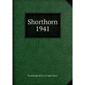  Shorthorn. 1941: Stockbridge School of Agriculture: Books