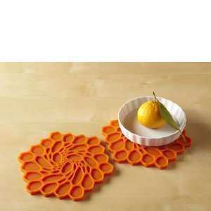  Hive Trivet in Tangerine: Home & Kitchen