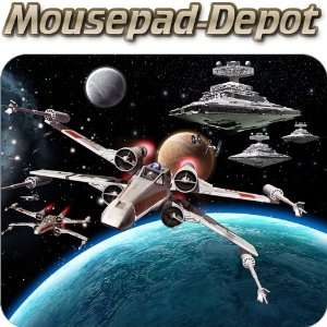  Star Wars Space Battle (Design 1) Premium Quality Mousepad 