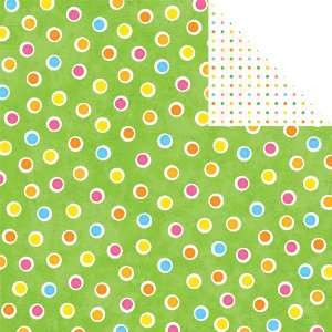   Double Sided Specialty Paper 12X12 Dots With Glitter