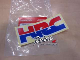 Genuine HRC Honda Racing Corporation Decal / Sticker  