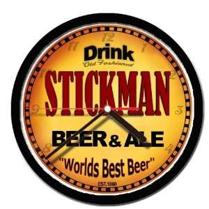  STICKMAN beer and ale cerveza wall clock: Everything Else