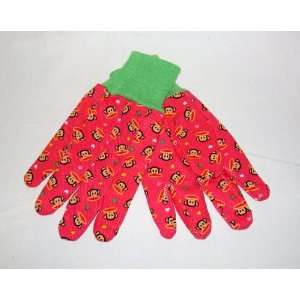  Paul Frank Girls Pink Julius Monkey Gardening Gloves Ages 