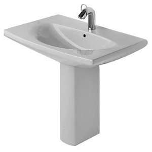   White Caro Pedestal Sink from Caro Series D11005