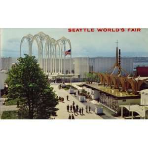  Seattle Worlds Fair Post Card 1962: Everything Else
