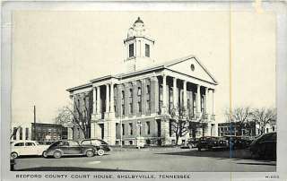 TN SHELBYVILLE BEDFORD COUNTY COURT HOUSE EARLY T69745  