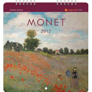  Monet Studio Redux 2012 Mini Wall Calendar: Office 