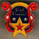 Star Student Blue with Yellow Star Enamel Lapel Pins 25, ALL NEW
