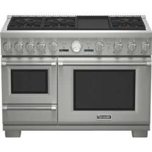 Pro Grand Steam 48 Free Standing Pro Style Dual Fuel Range With 6 