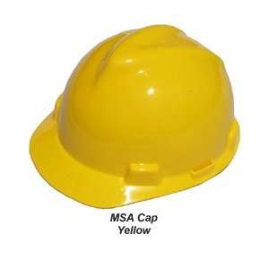  MSA V Gard Hard Hat w/ Staz On Suspension, Yellow