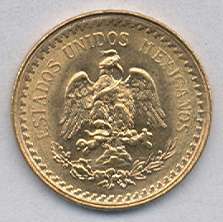   GOLD 2.0803 g .900 GOLD Buy bullion coins Mexico gold coin  