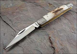 Gerber Genuine Stag Stockman CLS 1 Lockback Blade Pocket Knife 1033 