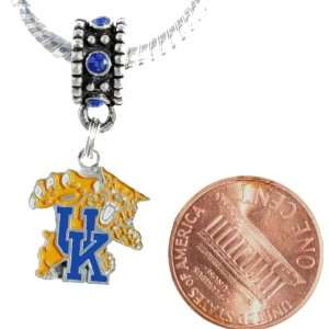  University of Kentucky Wildcats UK Charm with Connector 