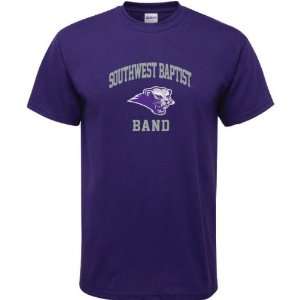  Southwest Baptist Bearcats Purple Band Arch T Shirt 