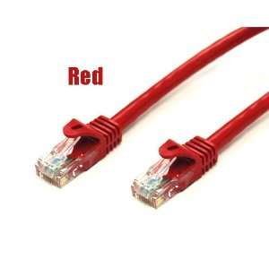  Cat 6 Enhanced 550MHz Patch Cables   1 Feet (Red Colored 