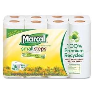  Marcal 100% Premium Recycled 2 Ply Toilet Tissue MRC16466 