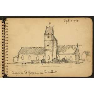  Church,St Germain de Tournebut,crosses,Manche,France,Victor 