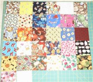 SPY 32   4 COTTON Fabric Squares Quilting  