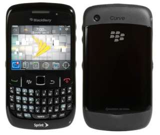 NEW BlackBerry Curve 8530 Black Sprint Smartphone WiFi GPS BlueTooth 
