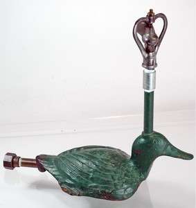 Antique Duck Lawn Water Sprinkler Cast Iron C.1930s  