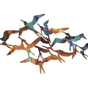   Decor Flock of Flying Seabirds Design in Multi Color by by Midwest CBK