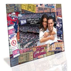  St Louis Cardinals 4x6 Picture Frame   Ticket Collage 