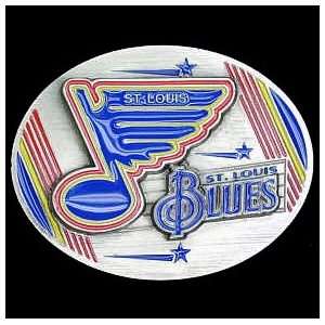  St. Louis Blues Enameled Belt Buckle   NHL Hockey Fan Shop 