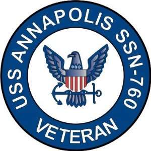 US Navy USS Annapolis SSN 760 Ship Veteran Decal Sticker 3 