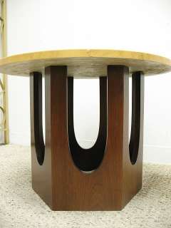Danish Modern Mid Century Vintage End Lamp Table Pair Harvey Probber 
