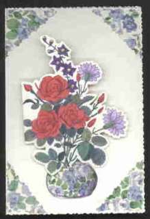 Victorian Flowered Nosegay 5 UNMounted rubber stamp  