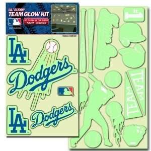 Los Angeles Dodgers Lil Buddy Glow In The Dark Decal Kit:  