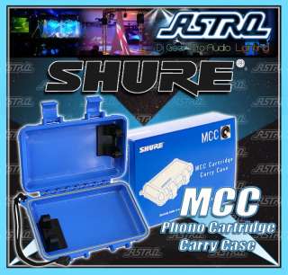 Shure MCC Turntable DJ Cartridge Carry Case Record Needle  