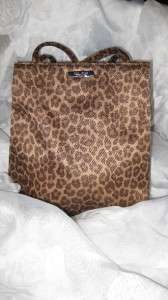 Beautiful Leopard/Cheetah Print Tan & Brown Nine West Handbag!  