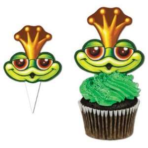  Frog Prince Cupcake Picks 10 Per Pack Toys & Games