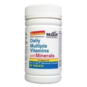 Mason Natural Daily Multiple Vitamins with Minerals Compare to One a 