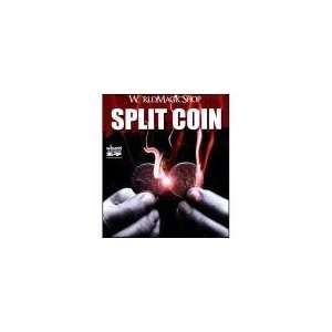  Split Coin (US Half Dollar Coin) by World Magic Shop 